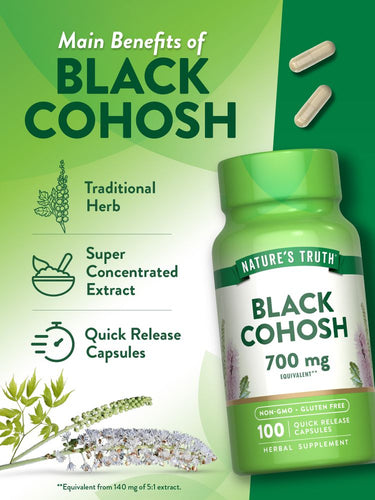 Cohosh Negro 700 mg