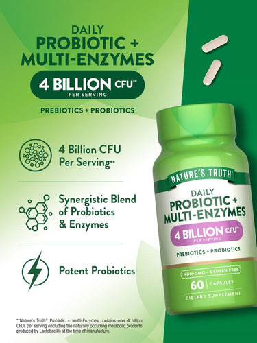 Probiotics with Multi-Enzymes, Prebiotics