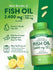 Huile de Poisson Oméga 3 2000 mg | Saveur Citron Sans Odeur