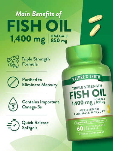 Olio di Pesce Omega 3 1400 mg