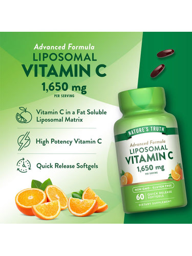 Vitamina C Lipossomal 1650 mg