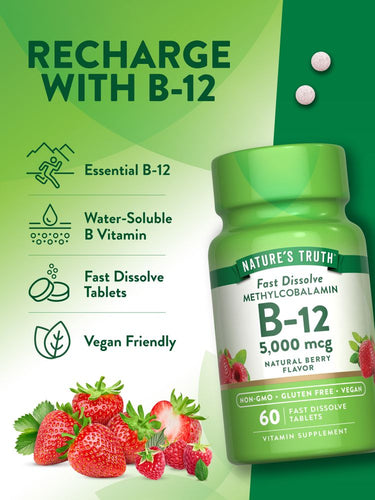 Vitamin B-12 5000 mcg Methylcobalamin
