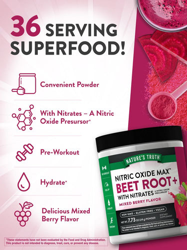 Beet Root Powder | Mixed Berry Flavor