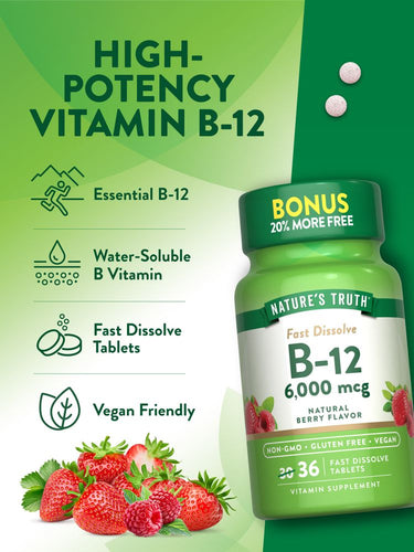 Vitamina B-12 6000 mcg
