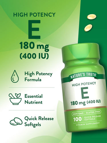 Vitamina E 400 UI (180 mg) | 100 Capsule molli
