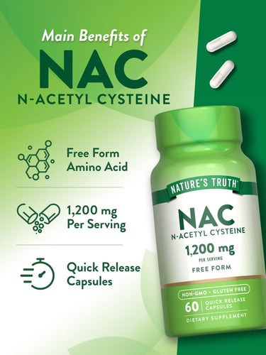 N-Acetilcisteína 1200 mg (NAC)