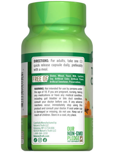 Complesso di Curcumina di Curcuma 500 mg con Pepe Nero