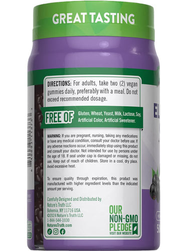 Sambucus Sureau Noir avec Vitamine C, Zinc