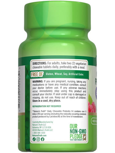 Probiótico 6 Bilhões de CFU | Mastigáveis