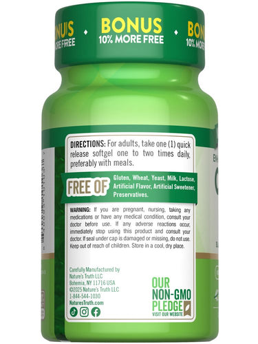 CoQ-10 200 mg mit schwarzem Pfeffer