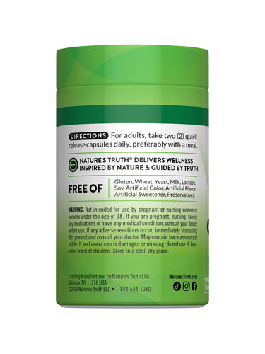 Advanced NAD+ Complex 1,000 mg | 50 Capsules