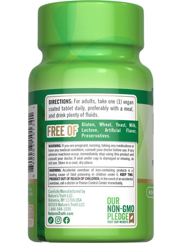 Iron 65 mg | Ferrous Sulfate