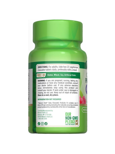 Probiótico 6 Bilhões de CFU | Mastigáveis