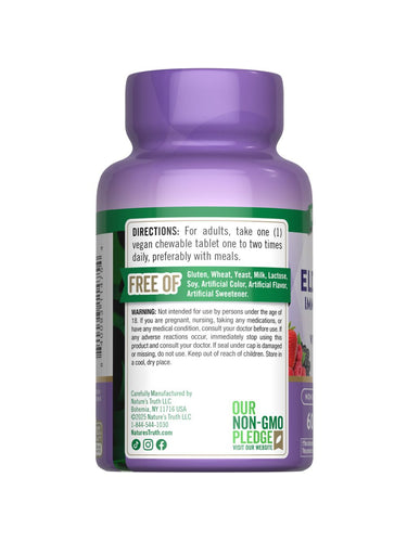 Elderberry Immune Complex with Vitamin C and Zinc | Chewables