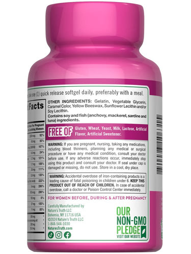 Prenatal Vitamins & Minerals with DHA, Folic Acid
