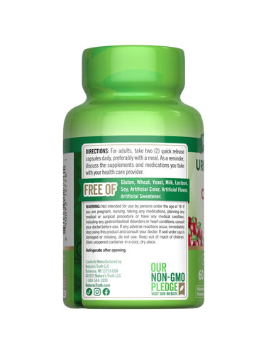 Cranberry with D-Mannose | 60 Capsules