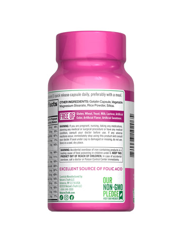 Prenatal Vitamins with Folic Acid | 60 Capsules