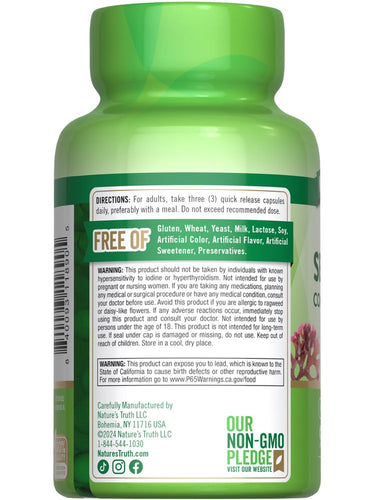 Complexo de Musgo Marinho Irlandês com Alga Marinha, Raiz de Bardana