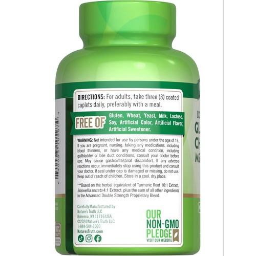 NT DS Gluco Chond MSM supplement displayed in bulk scale with 90 coated caplets.