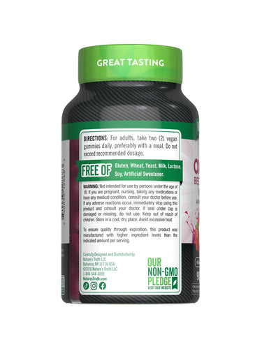 Nitric Oxide Rote-Bete-Gummis | 90 Stück