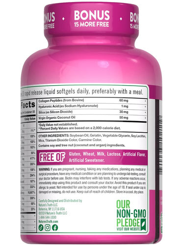 Cabello, Piel y Uñas con Biotina 5000 mcg