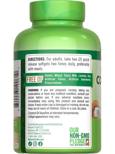 Extra Virgin Coconut Oil 2000 mg