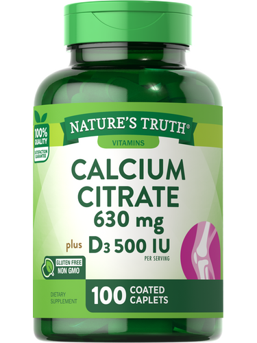 Calcium Citrate 630 mg with Vitamin D3