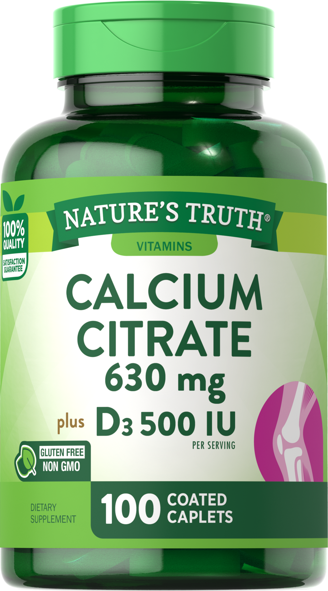 Calcium Citrate 630 mg with Vitamin D3
