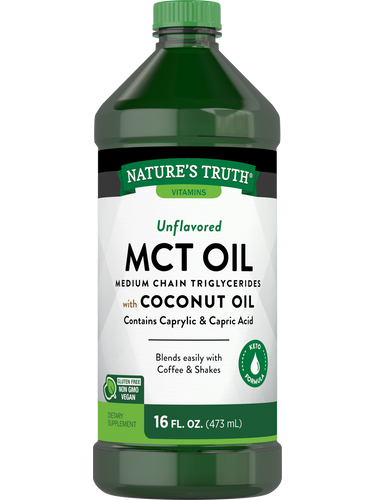 Olio MCT (Trigliceridi a Catena Media) Liquido