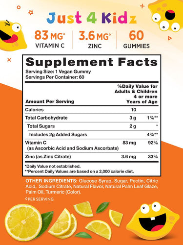 Vitamina C per Bambini con Zinco