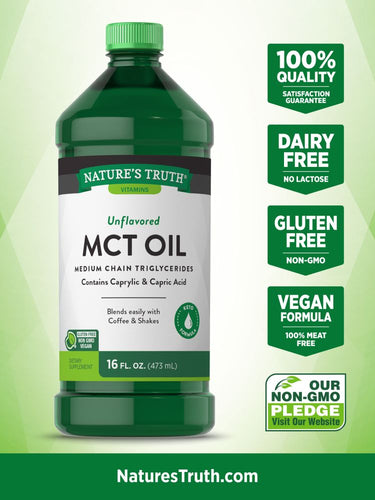 Olio MCT (Trigliceridi a Catena Media) Liquido