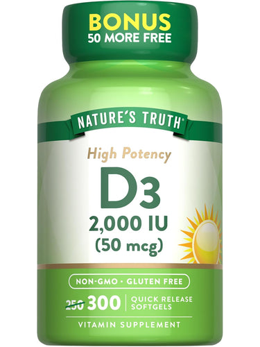 Vitamin D3 2000 IU (50 mcg)