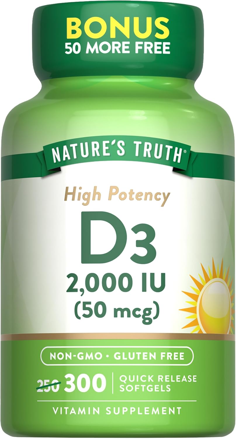 Vitamin D3 2000 IU (50 mcg)