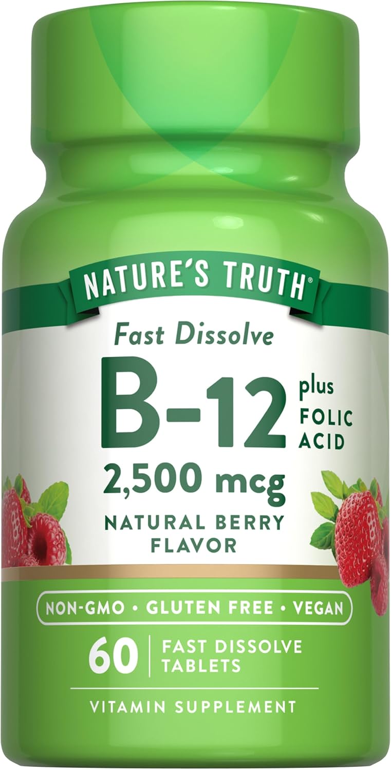 Vitamin B-12 2500 mcg with Folic Acid