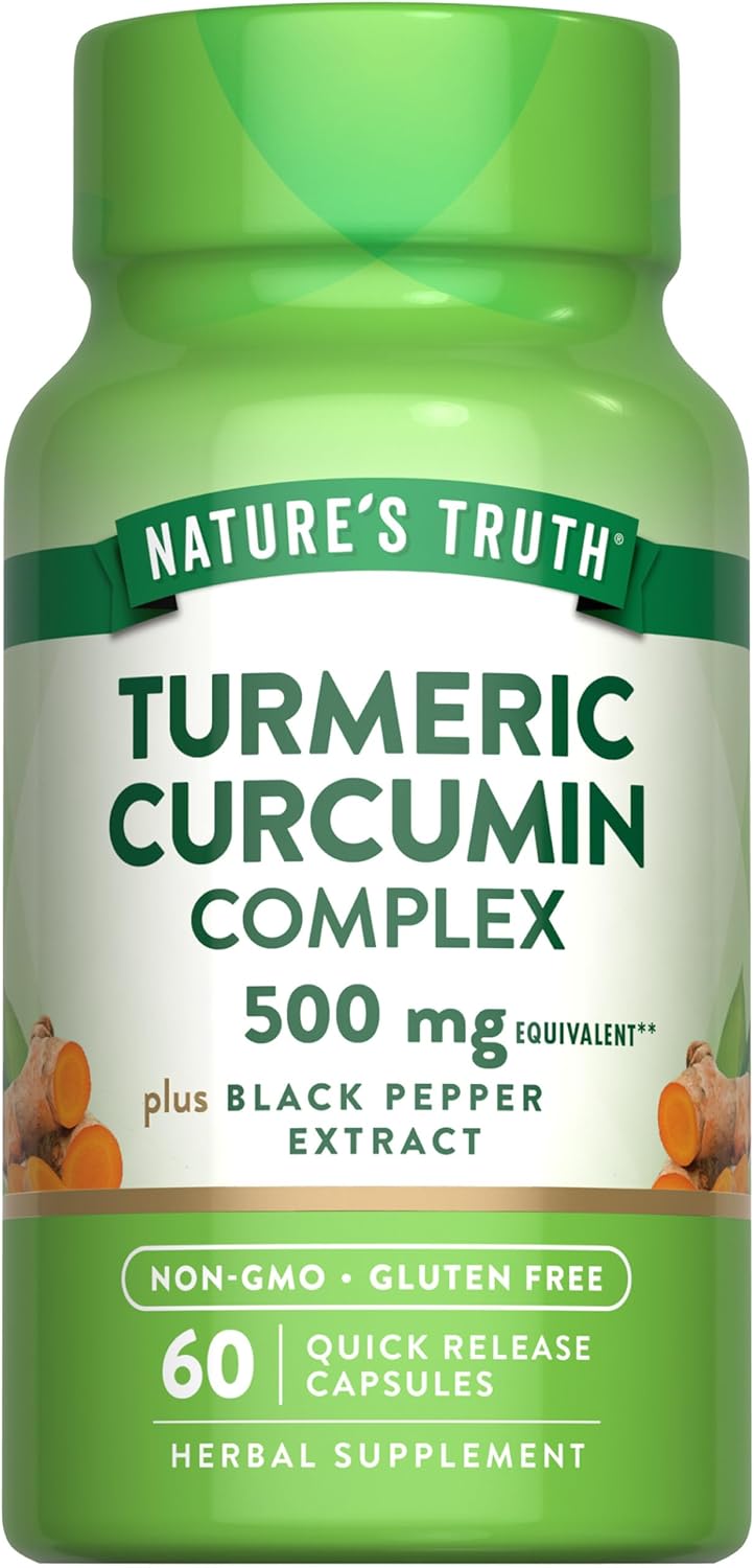 Turmeric Curcumin Complex 500 mg with Black Pepper