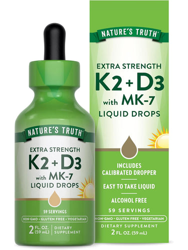 Vitamin D3 + K2 Liquid Drops