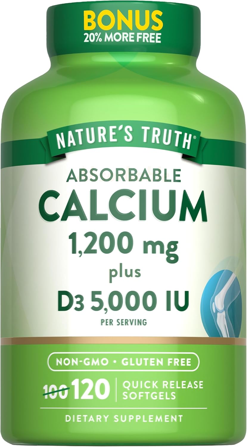 Calcio 1200 mg con Vitamina D3 5000 UI