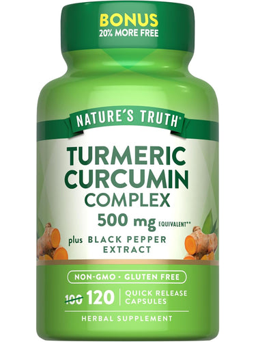 Kurkuma Curcumin Komplex 500 mg mit Schwarzem Pfeffer