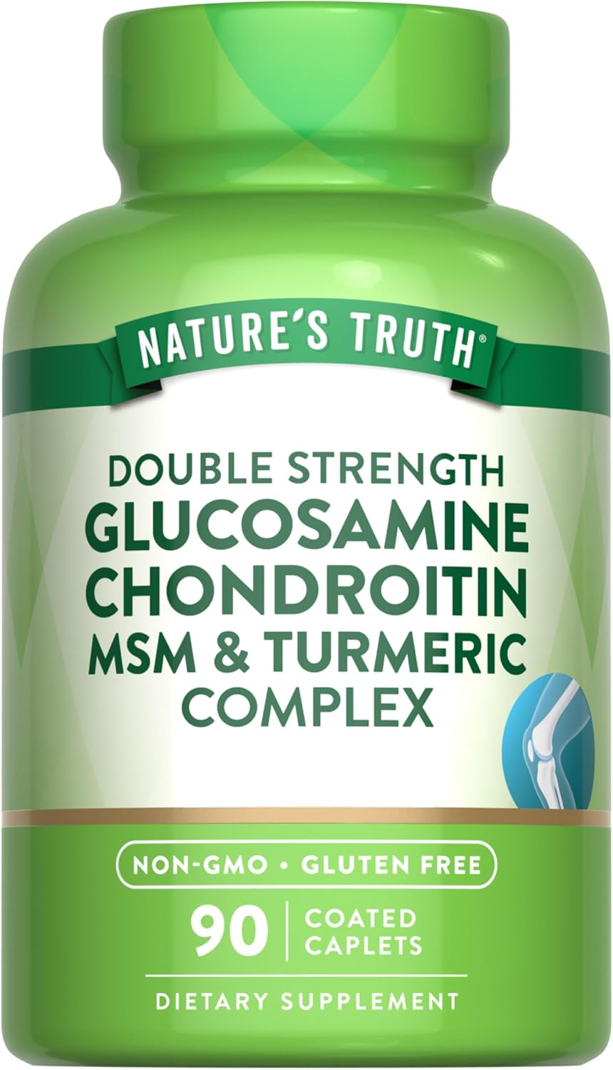 Complejo de Glucosamina Condroitina MSM y Cúrcuma | Doble Fuerza