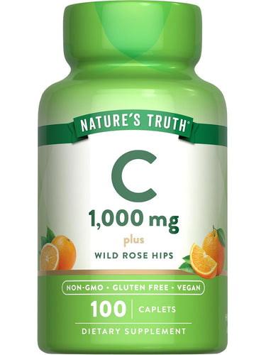Vitamina C 1000 mg con Rosa Canina