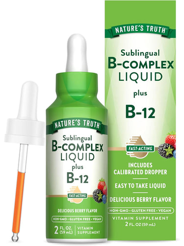 Vitamin B Complex Liquid | Berry Flavor