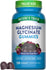 Magnesium Glycinate Gummies in sour grape flavor, 120 count. A non-GMO, gluten-free, vegan dietary supplement.