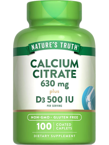 Calcium Citrate 630 mg with Vitamin D3