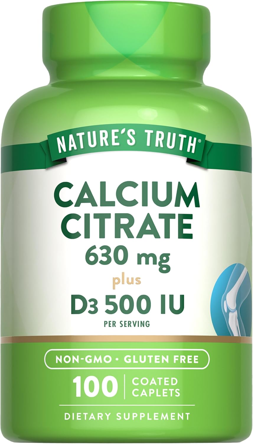 Calcium Citrate 630 mg with Vitamin D3