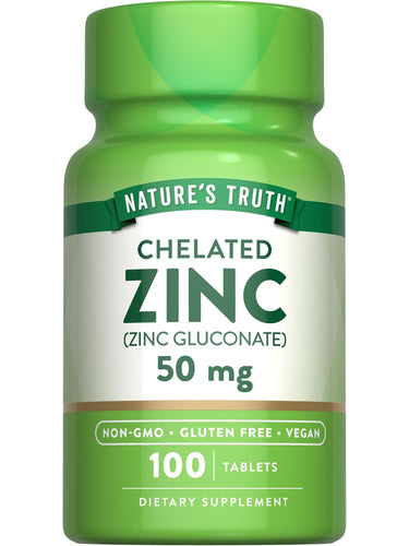 Zinc Gluconate 50 mg | Chelated
