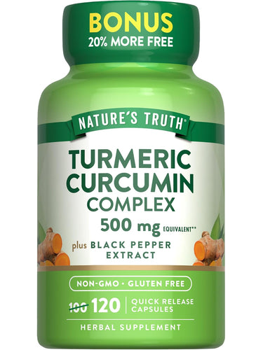 Turmeric Curcumin Complex 500 mg with Black Pepper