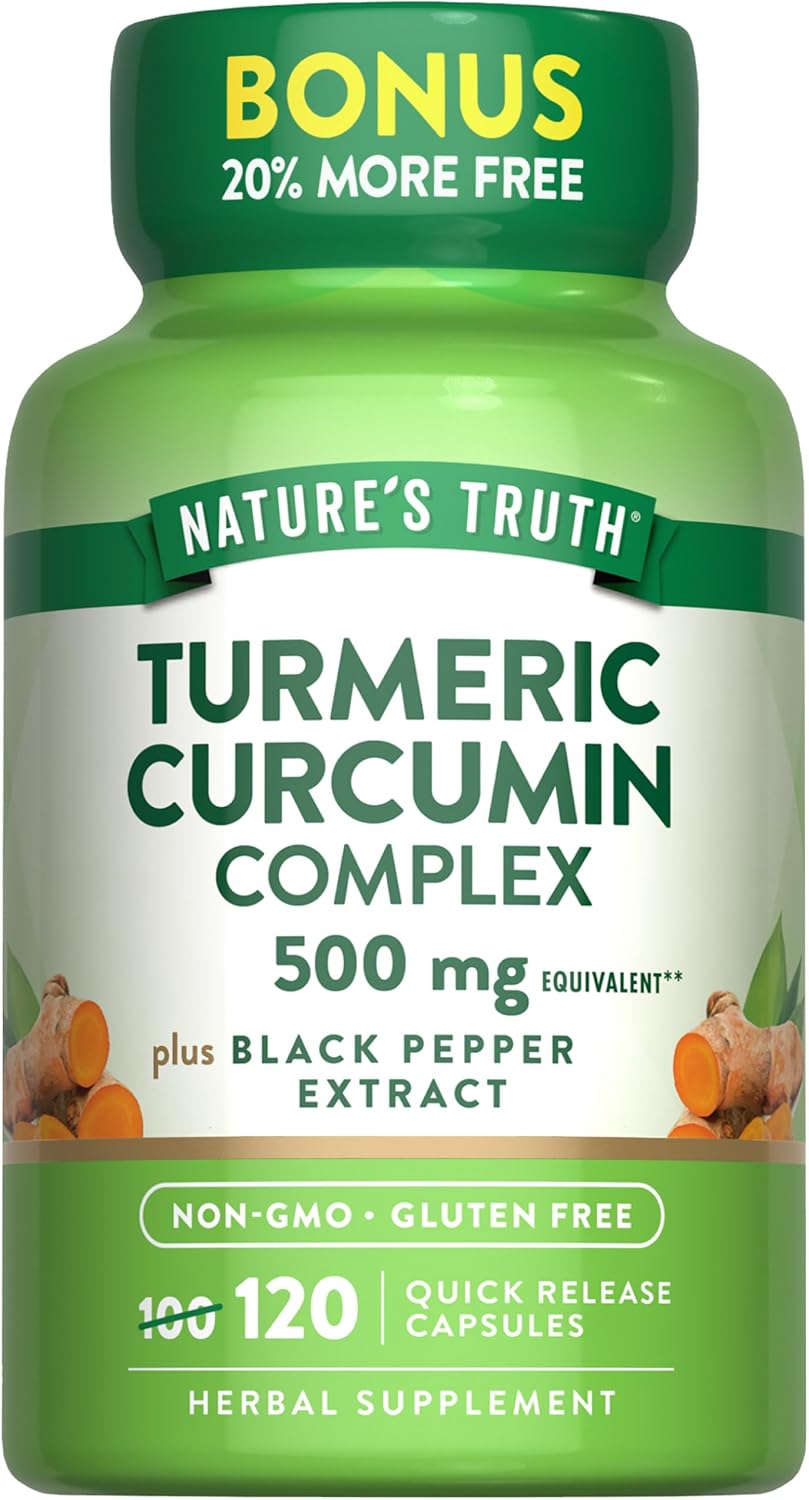 Turmeric Curcumin Complex 500 mg with Black Pepper