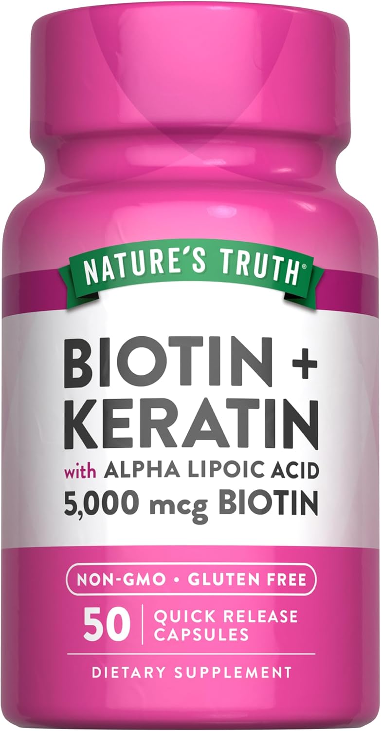 Biotin 5000 mcg with Keratin and Alpha Lipoic Acid