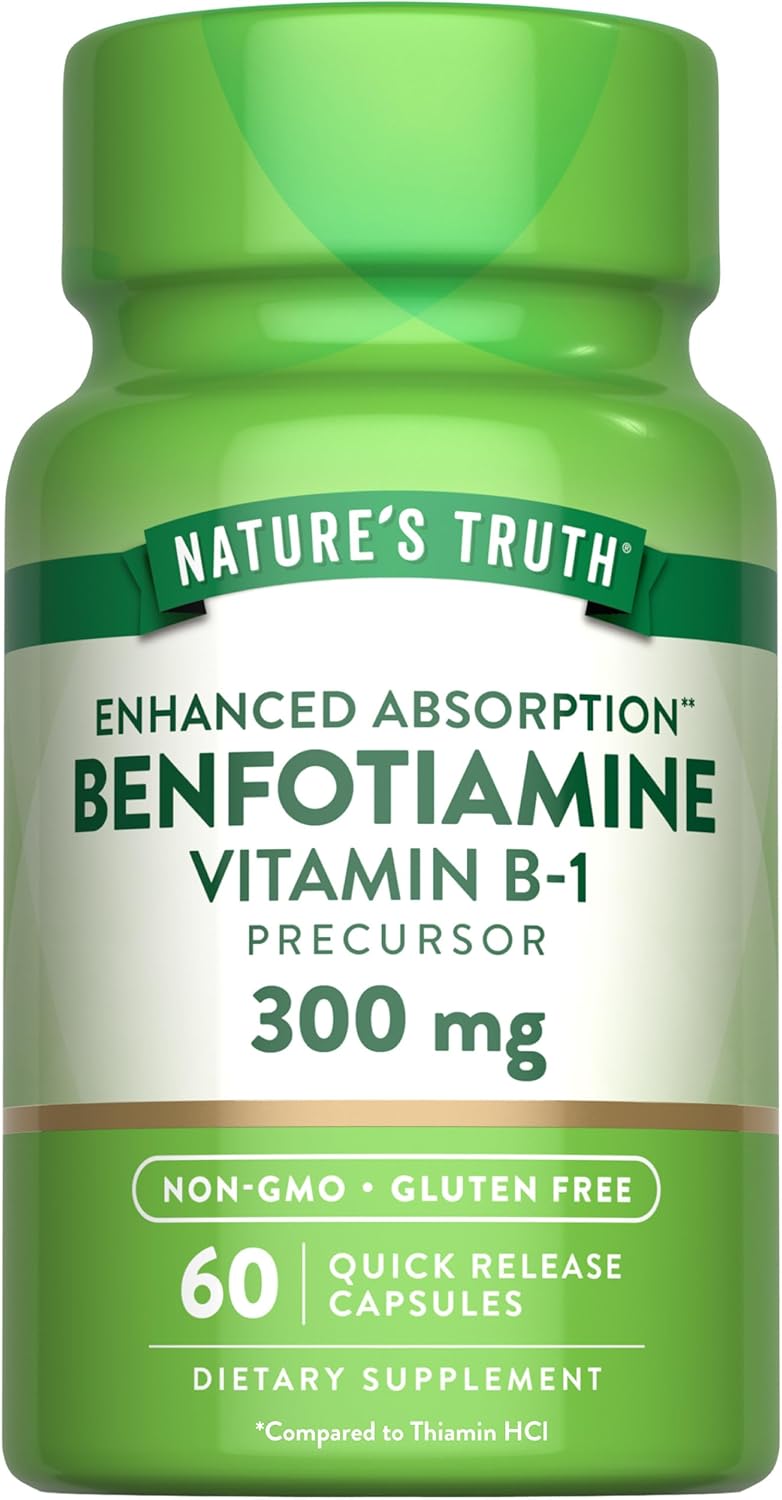 Benfotiamine Vitamin B-1 300 mg | Enhanced Absorption