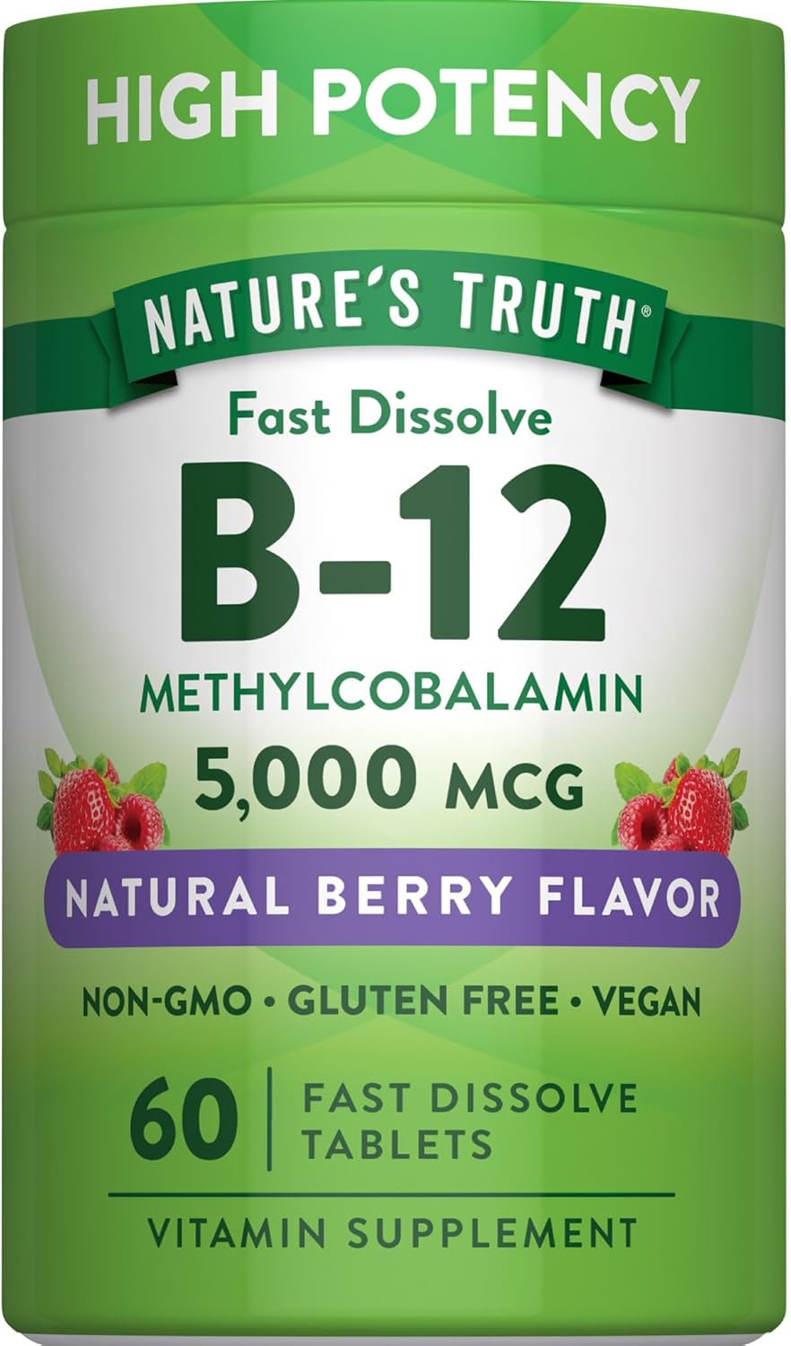 Vitamin B-12 5000 mcg Methylcobalamin